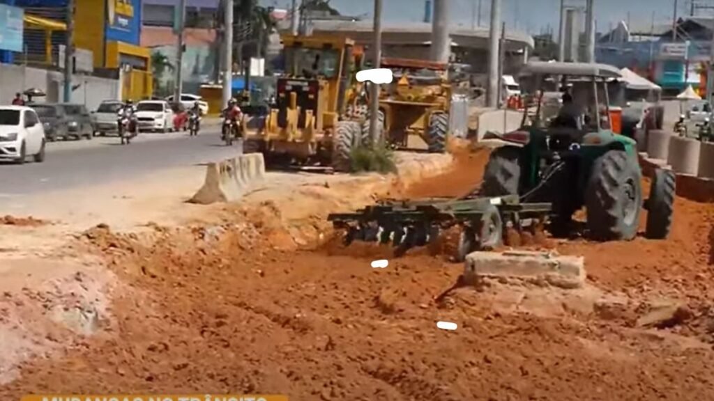 Interdição na avenida Itaúba altera trânsito e linhas de ônibus em Manaus; veja mudanças