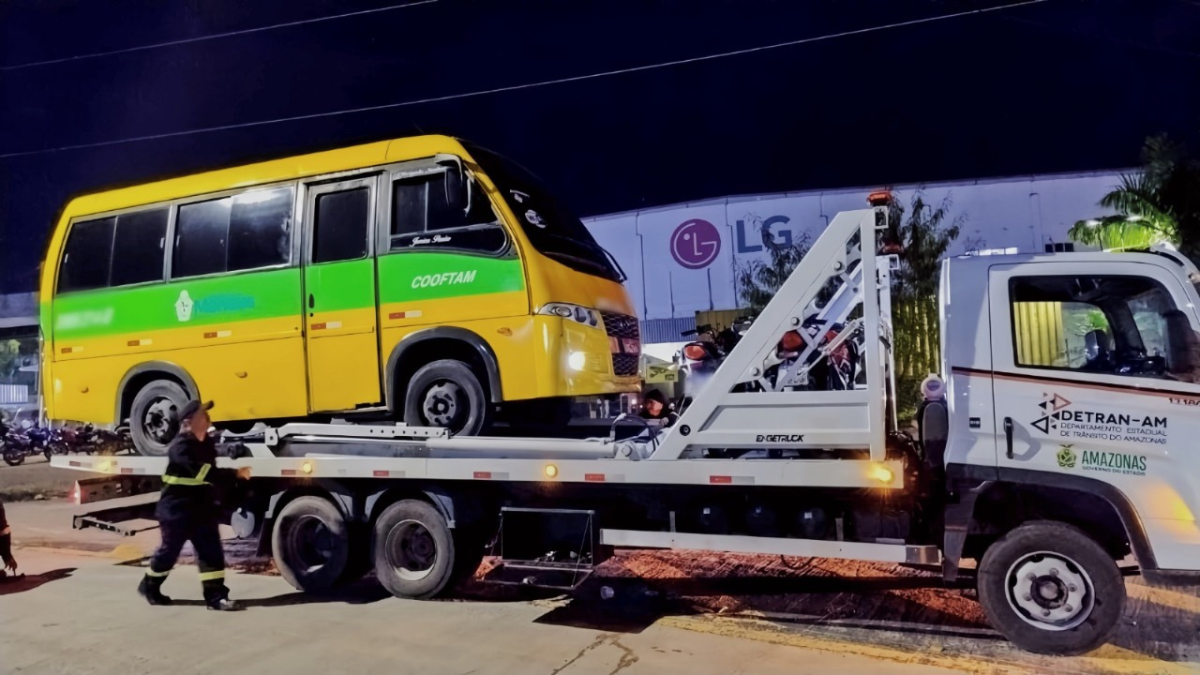 Motorista bêbado e sem CNH é flagrado dirigindo ‘amarelinho’ em Manaus