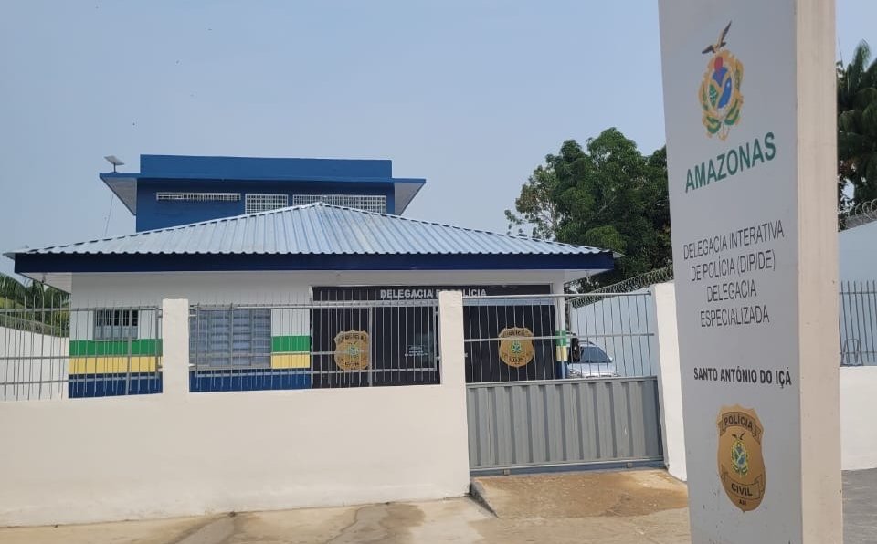 FACHADA DELEGACIA SANTO ANTÔNIO DO IÇÁ