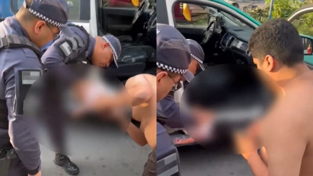 Bebê engasgada em Manaus