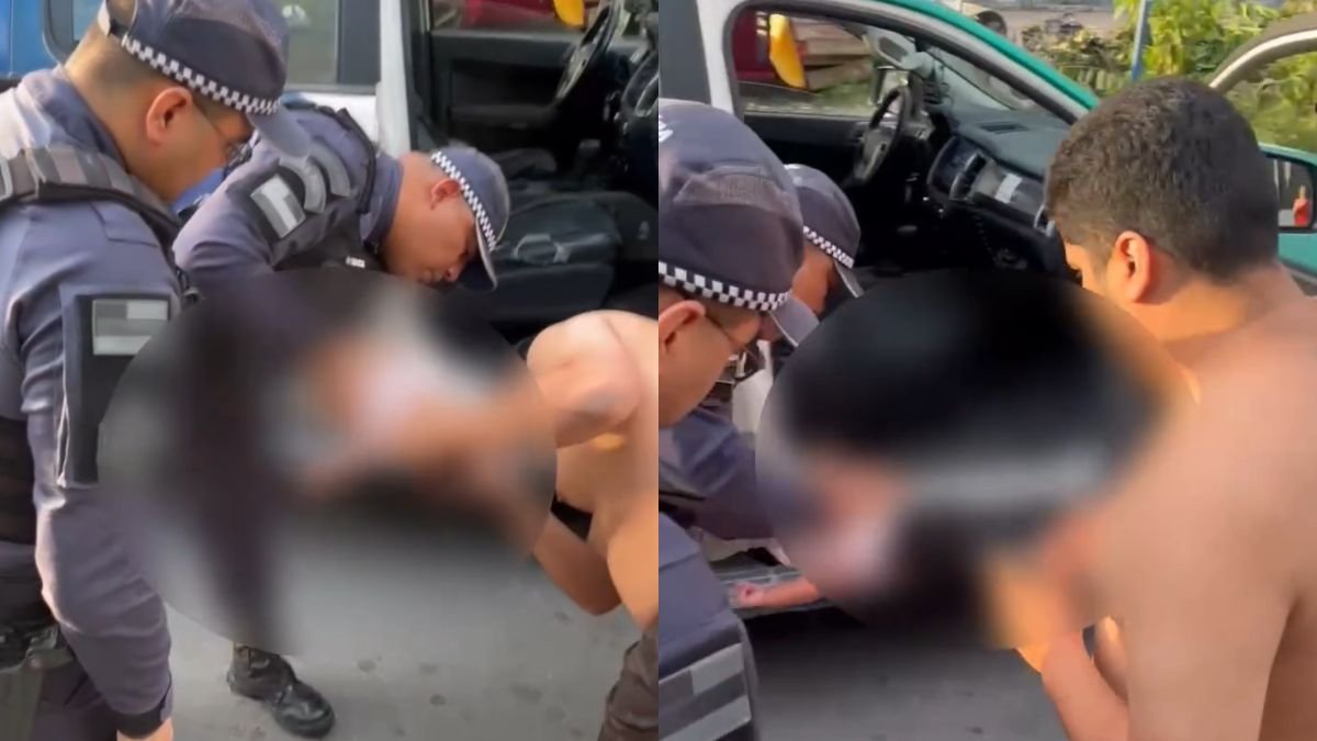 Bebê engasgada em Manaus