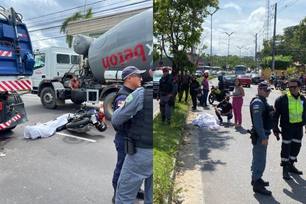 Em menos de duas horas, acidentes tiram a vida de dois motociclistas em Manaus (vídeo)