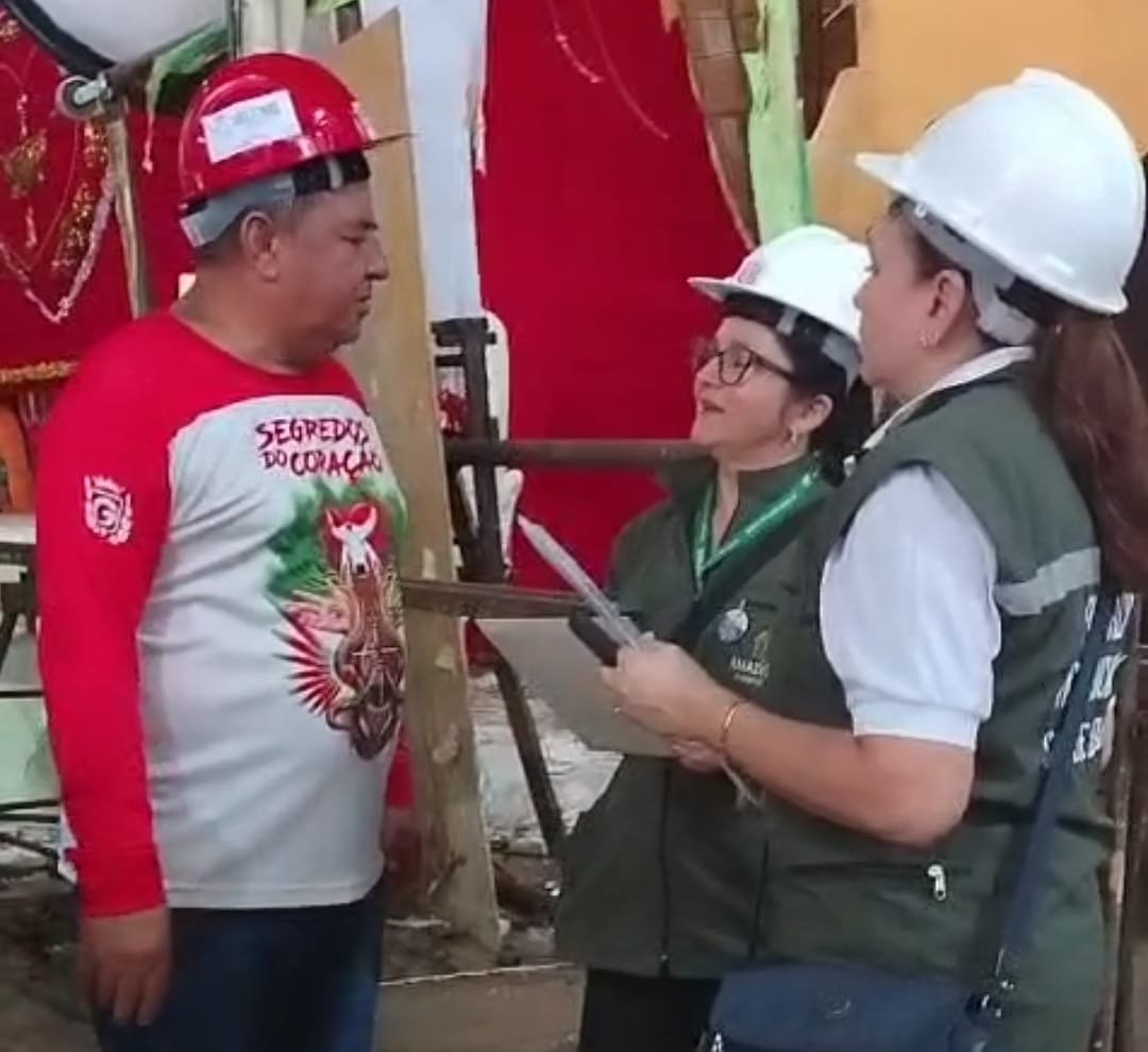 FVS-RCP promove ações de saúde do trabalhador nos galpões dos bumbás de Parintins – Parintins em Destaque
