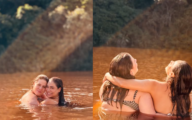 Lexa e Tati Machado, que perderam bebês recentemente, registram encontro emocionante no Amazonas